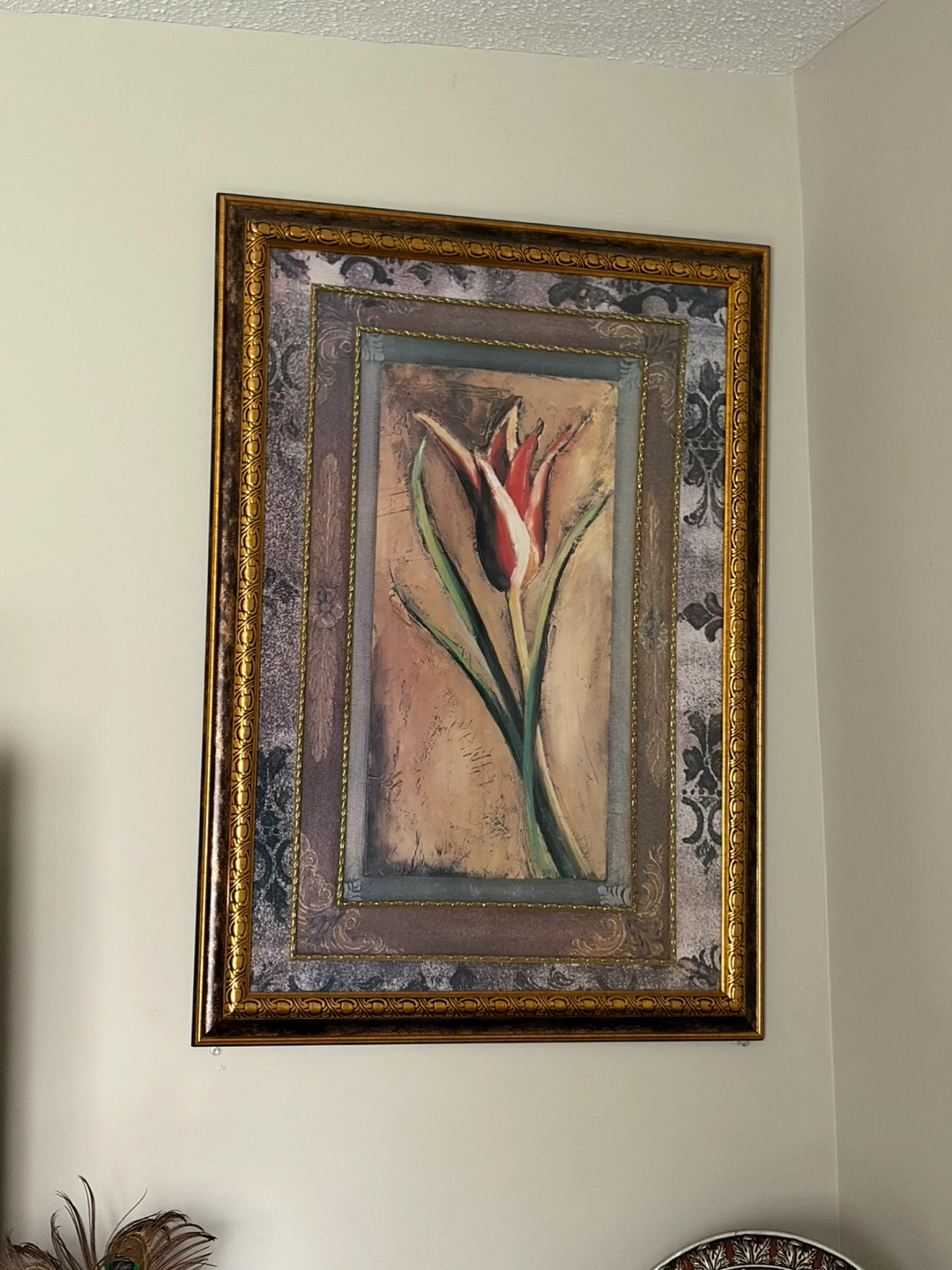 Framed Floral Art Print