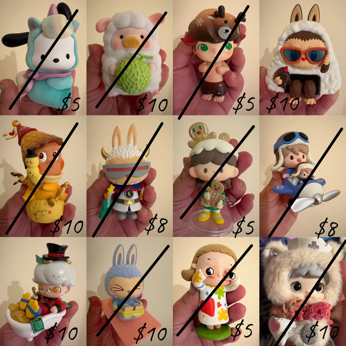 Figures, items and clothes