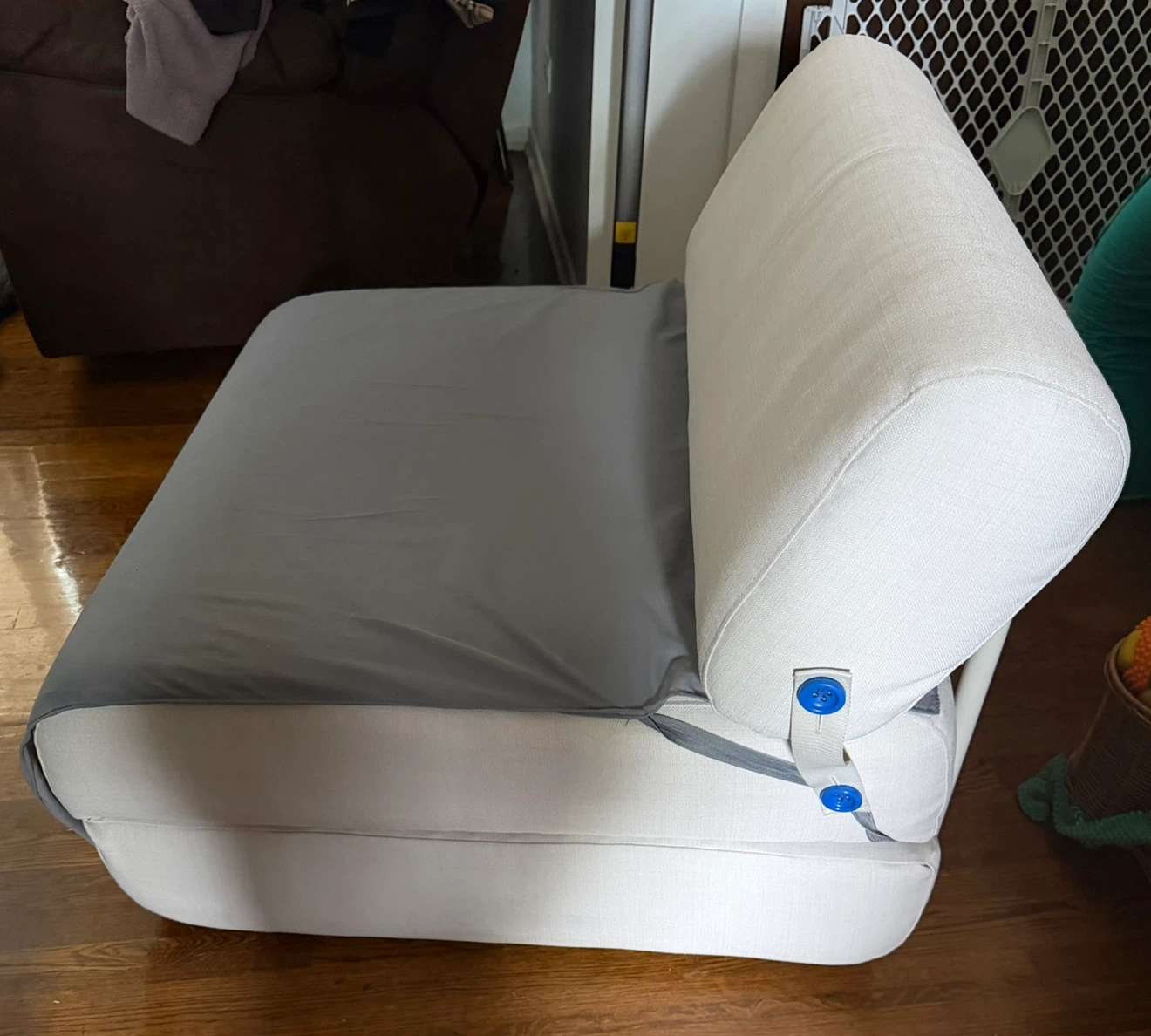 Couch converts to bed