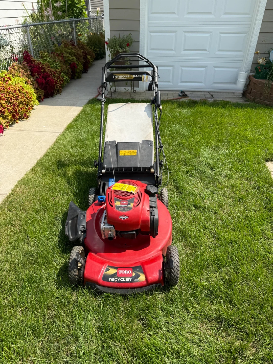 EASY TO START,SELF PROPELLED TORO MOWER$225.00 OR BEST OFFER.