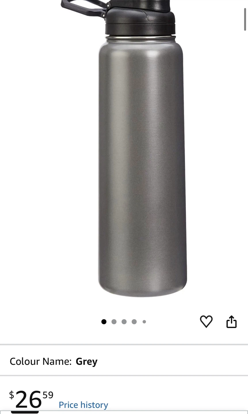 Amazon Basics Stainless Steel Water Bottle 30 oz - photo 4