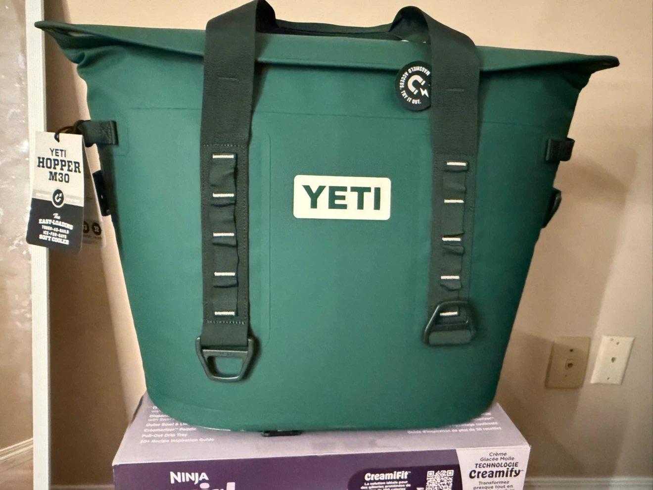 YETI Hopper M30 Soft Cooler - Forest Green - BNWT - photo 2