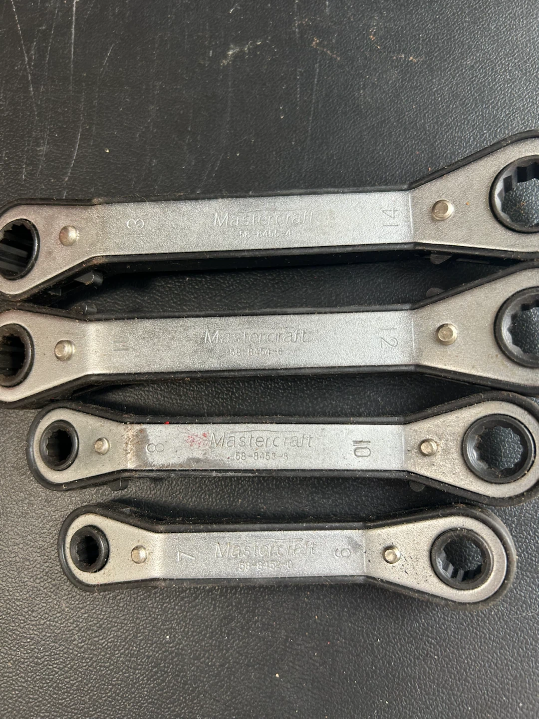 Mastercraft Metric Ratcheting Box End Wrench Set