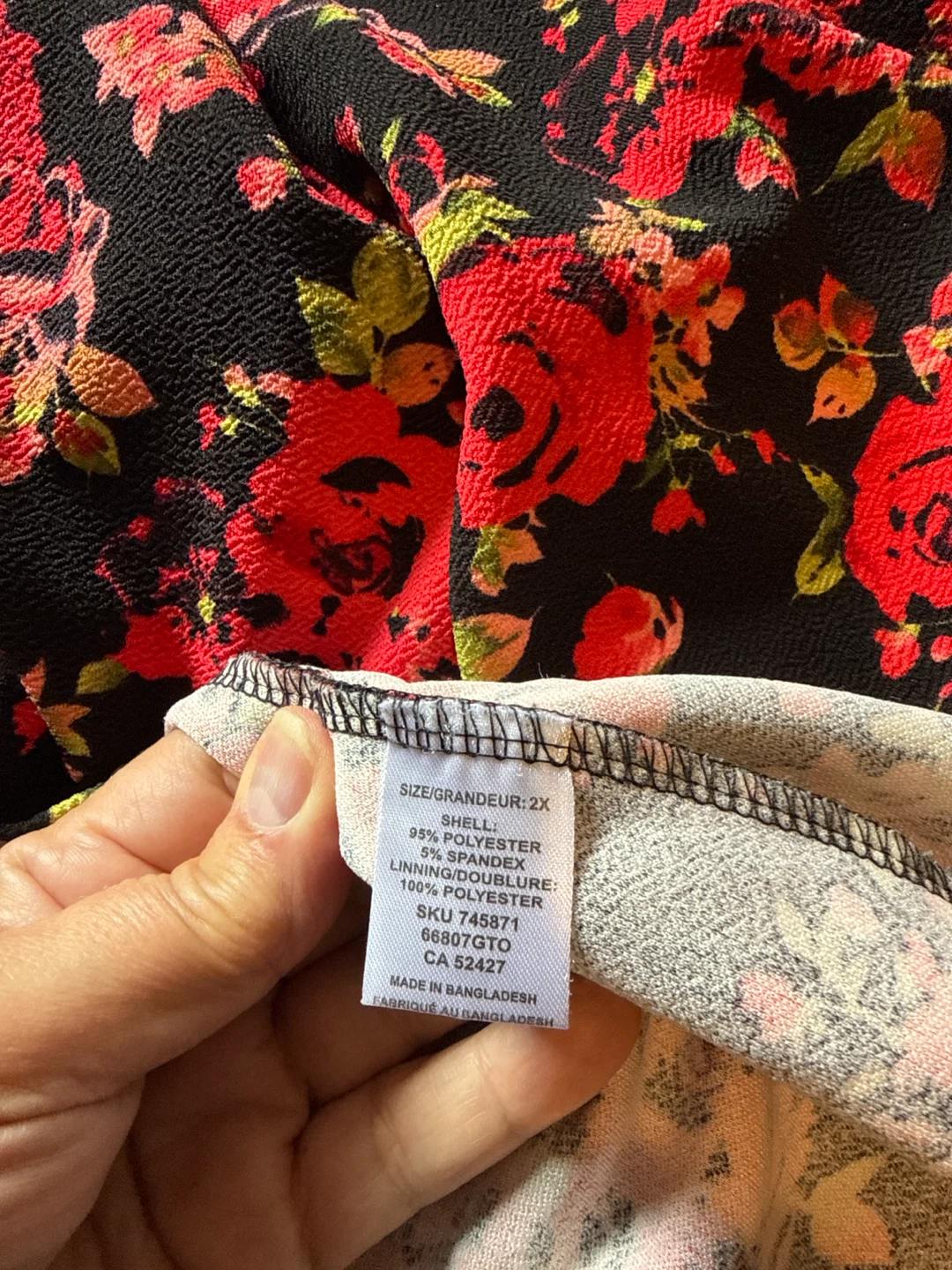 Lily Morgan Floral Tank Top - Size 2X - photo 4