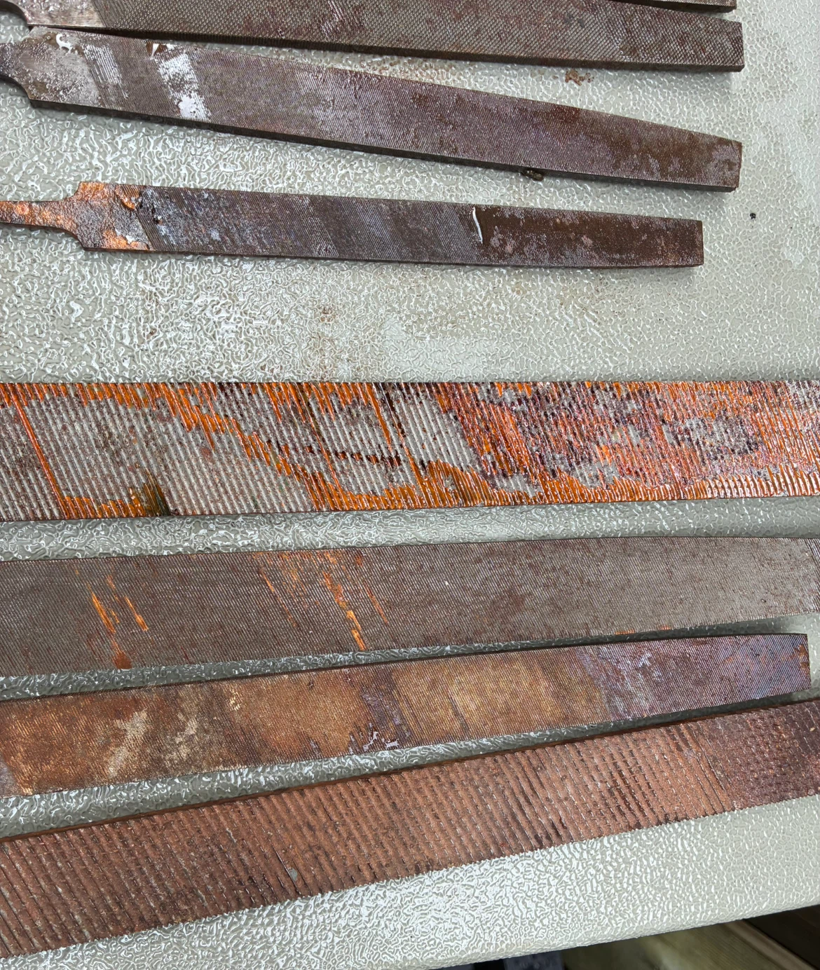 Big Lot 4 Vintage Antique Metal Files – Heavy Metalworking Tools - photo 5
