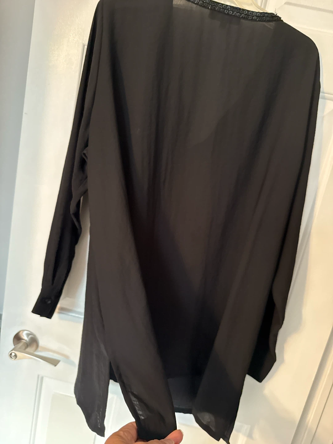 Laura Plus Black Sequin Embellished Tunic Top - photo 4