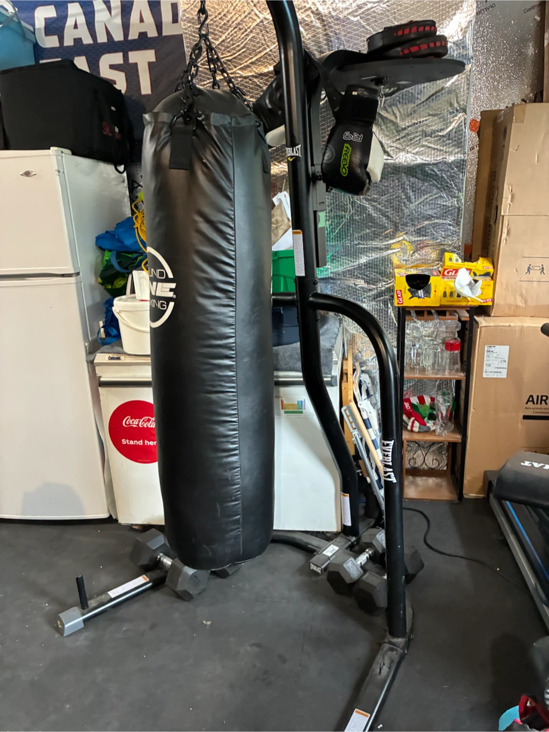 Round One Boxing Punching Bag with Stand - photo 2