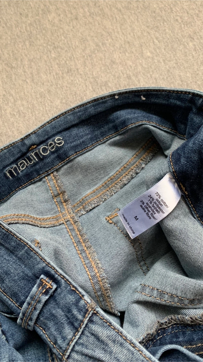 Maurices Blue Skinny Jeans ~ Ladies Size Medium - photo 3