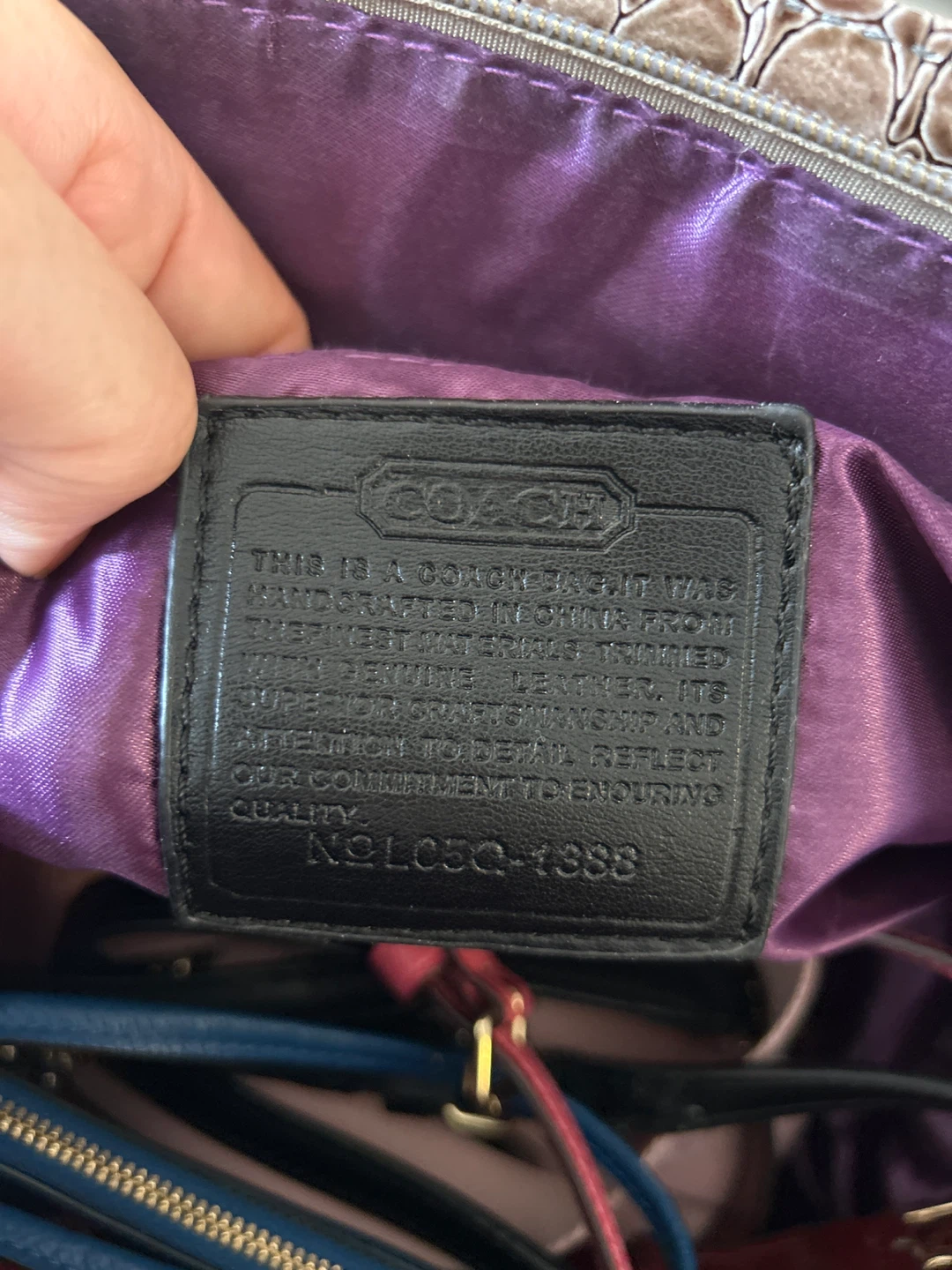 Coach Sequin Tote Bag - photo 2