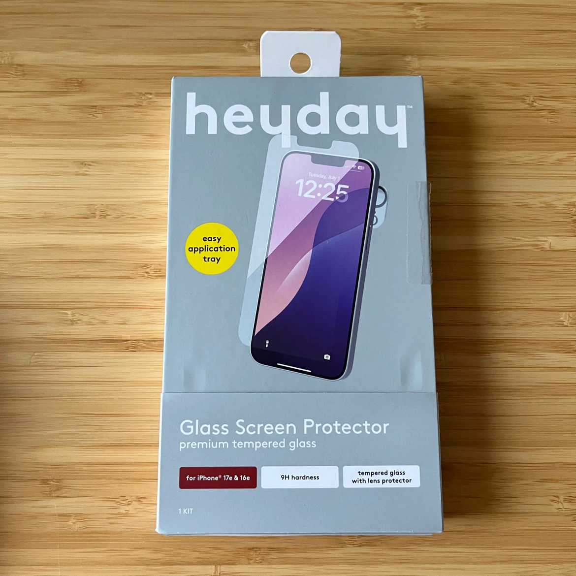 heyday iPhone 17e/16e Glass Screen & Camera Lens Protector