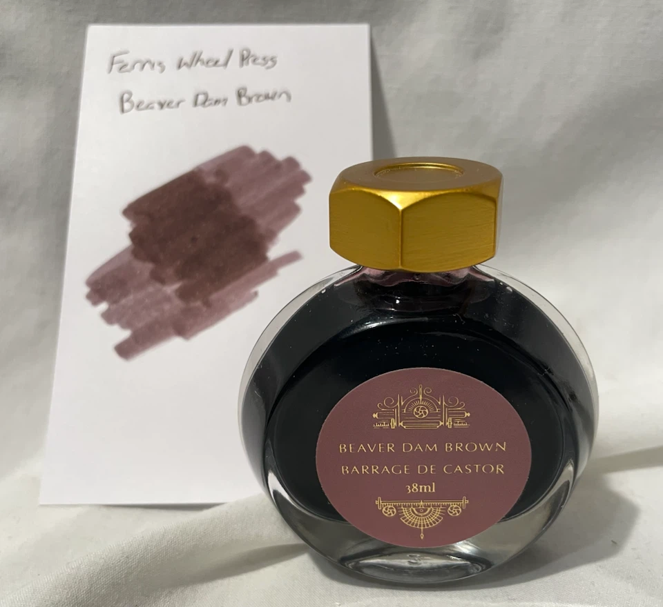 Ferris Wheel Press Beaver Dam Brown Fountain Pen Ink