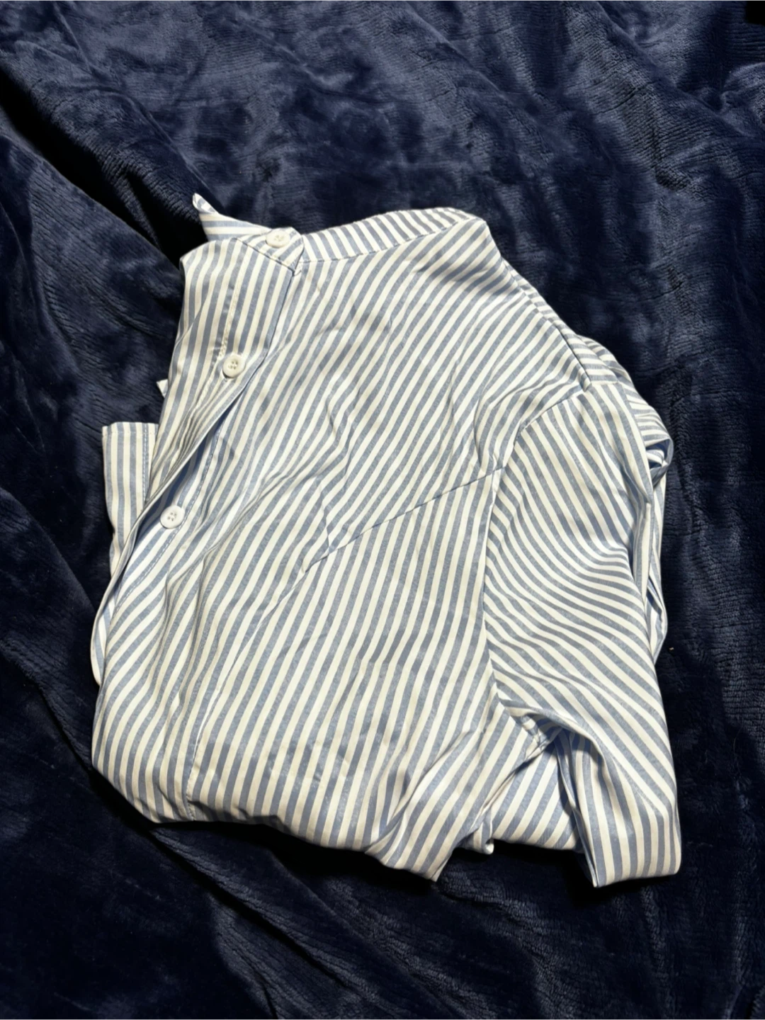 Striped Button-Up Shirt