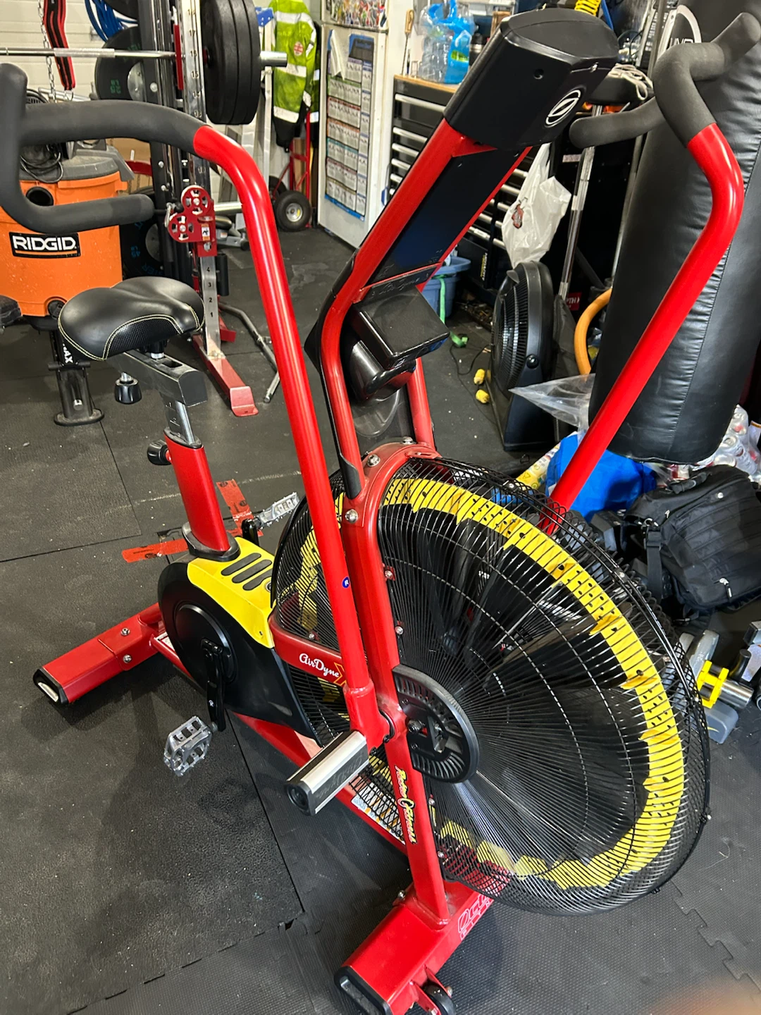 Octane AirDyne X Fan Bike - Red/Yellow