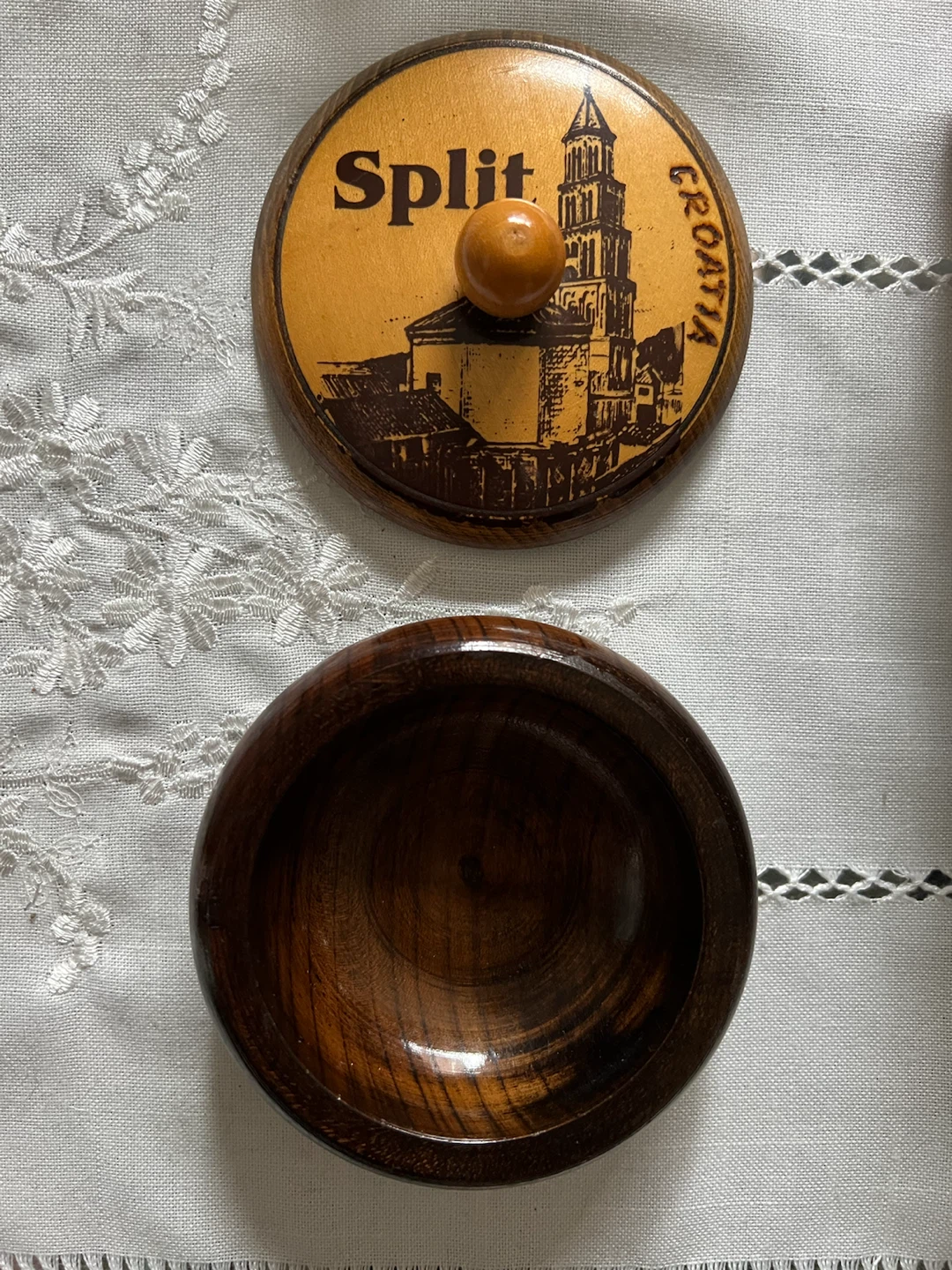 Small wooden souvenir box from Split Croatia - photo 2