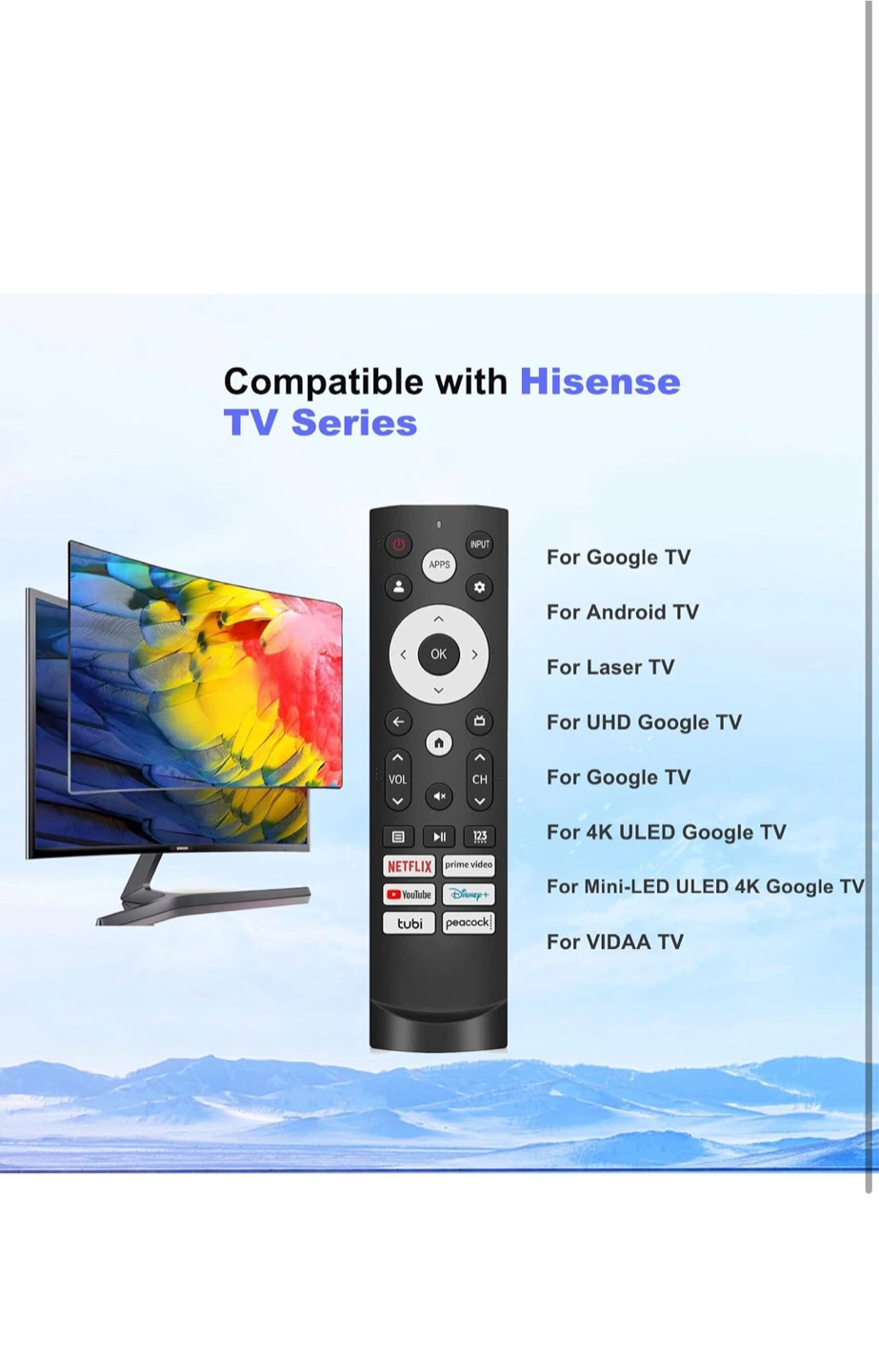 ERF3M90H IR Remote Control for Hisense TV - photo 4
