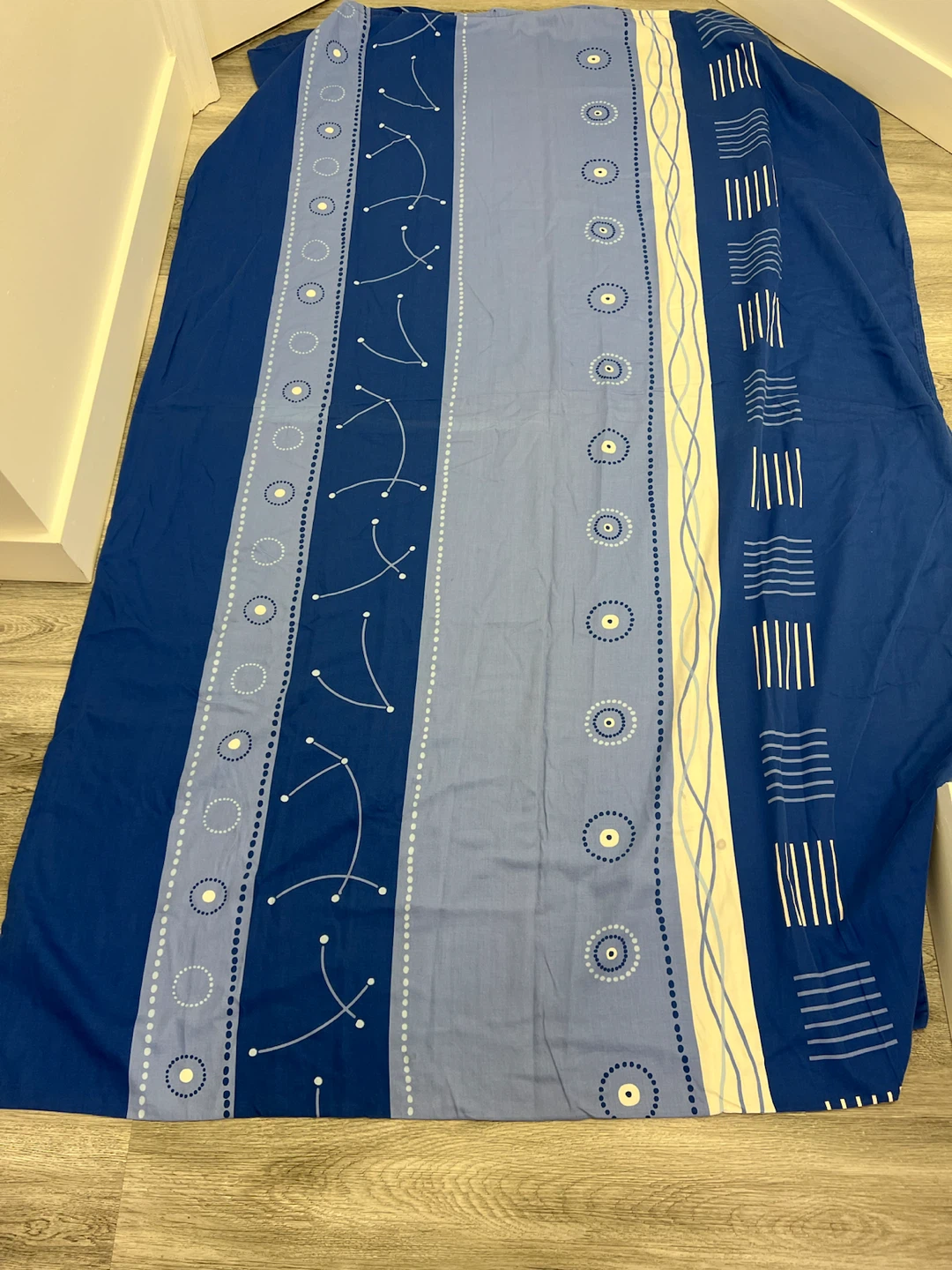 Blue patterned duvet cover - photo 2