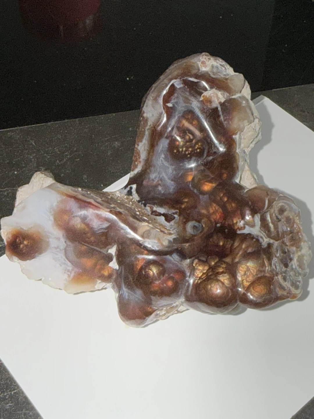Fire Agate Specimen