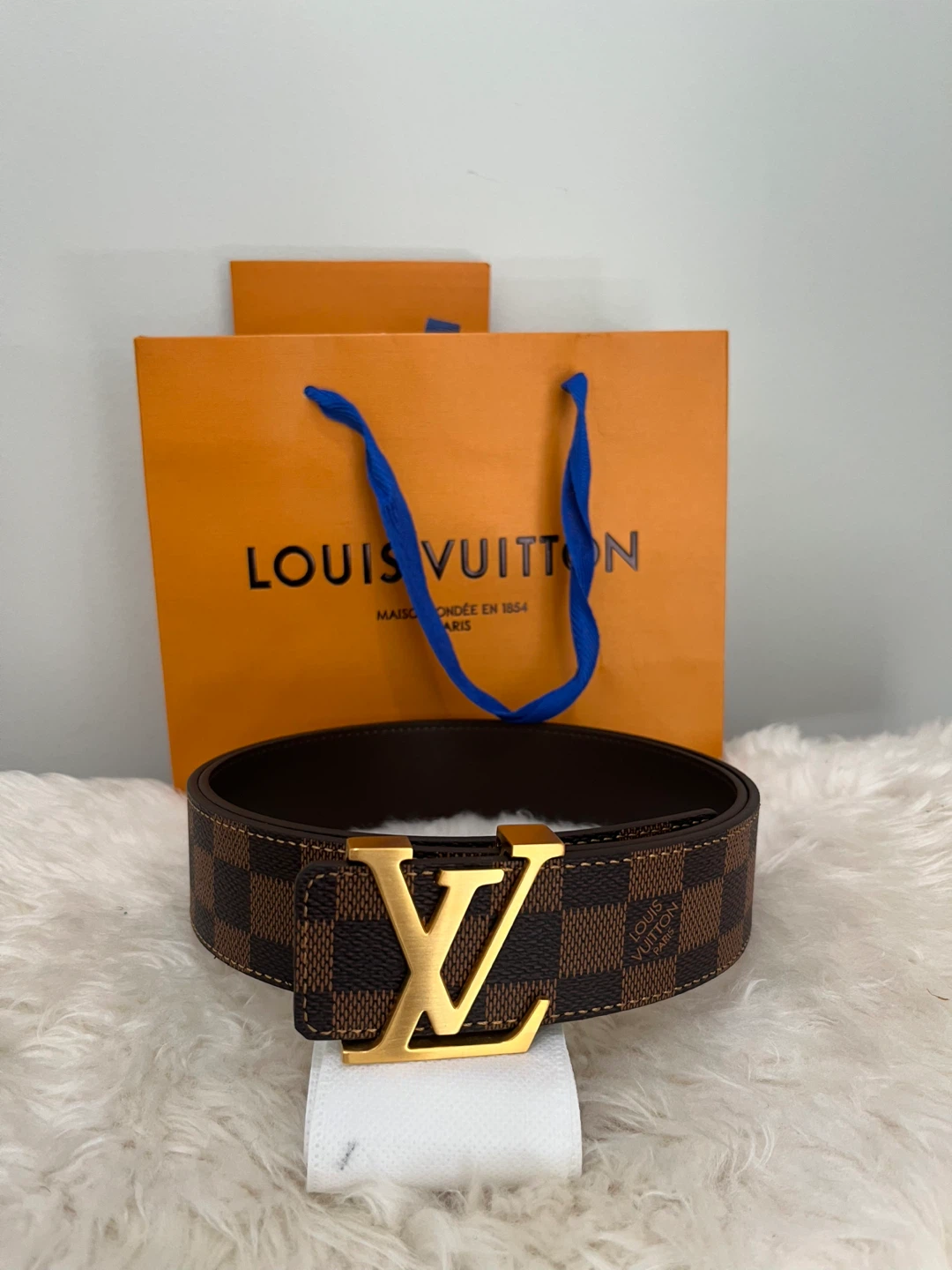 Louis Vuitton Damier Ebene Belt