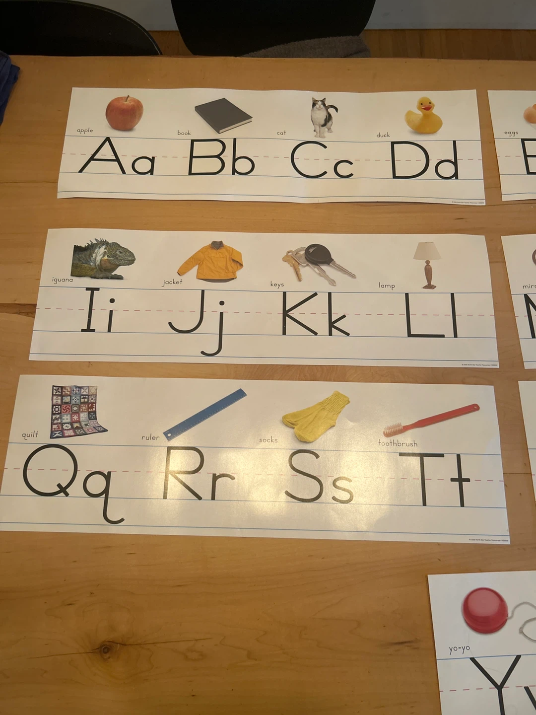 Alphabet Learning Charts for Kids