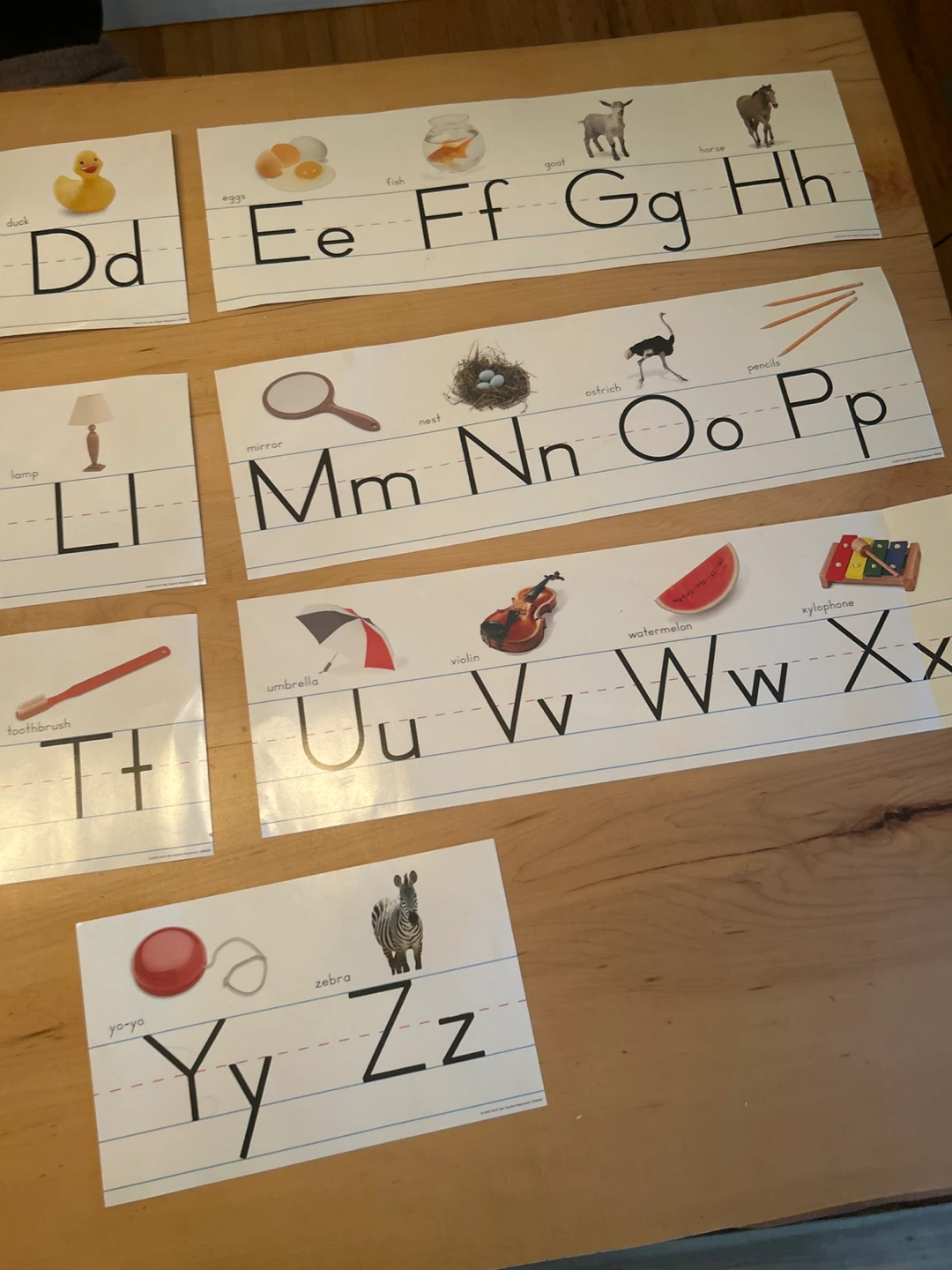 Alphabet Learning Charts for Kids - photo 2