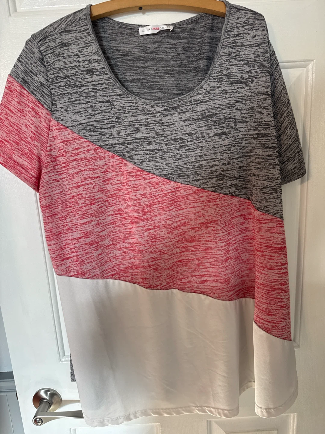 ROSE GAL Colour Block Tunic Top 3X