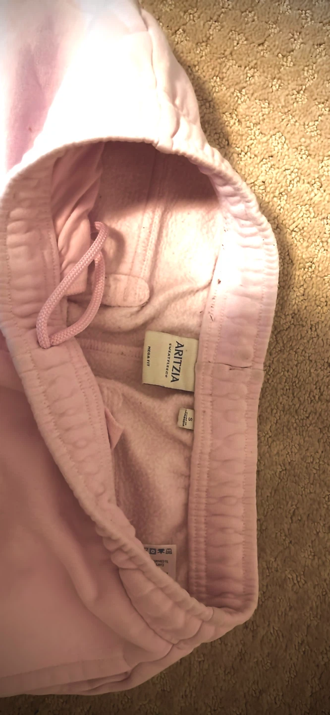 ARITZIA Pink Cargo Sweatpants Size S