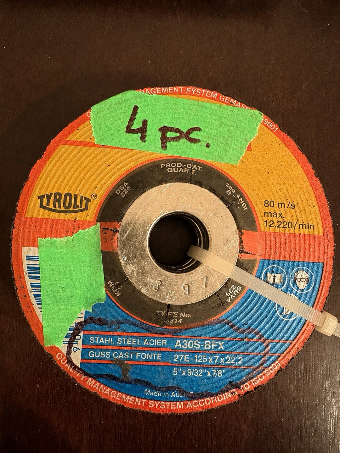 Brand New 4pc Grinding Discs