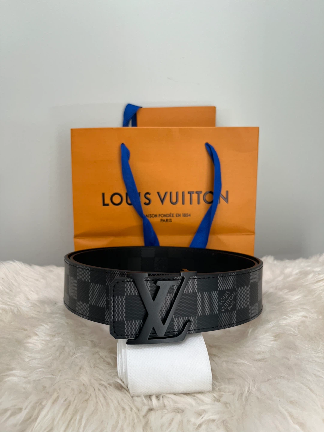Louis Vuitton Damier Graphite Belt