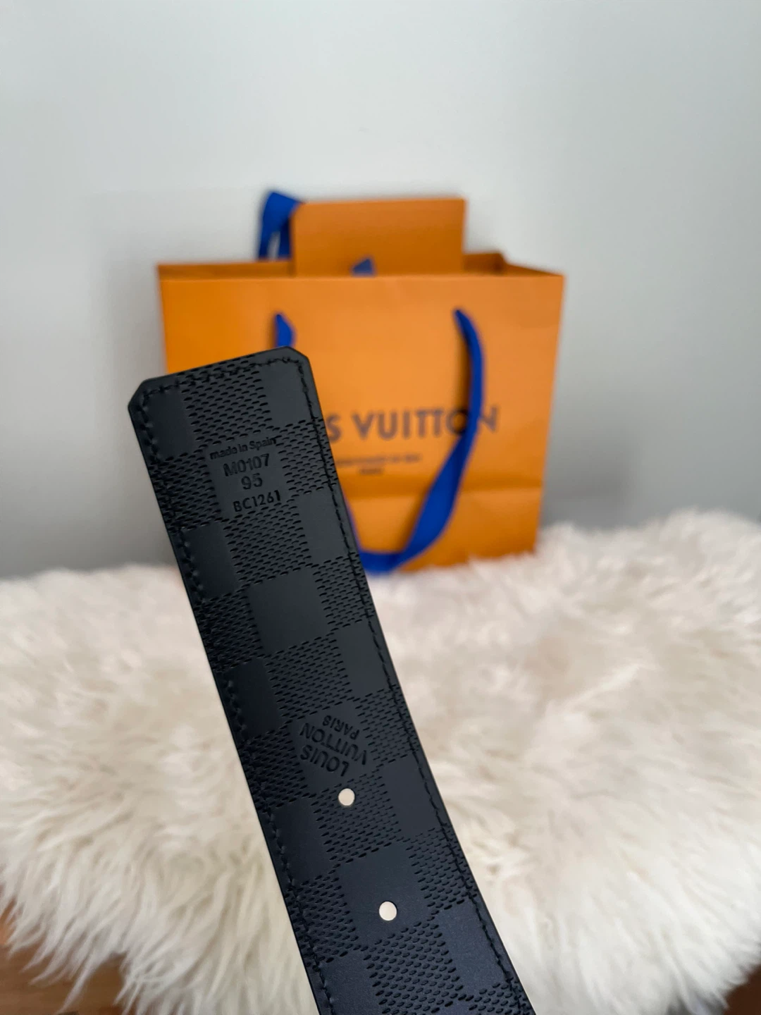 Louis Vuitton Damier Graphite Belt - photo 3