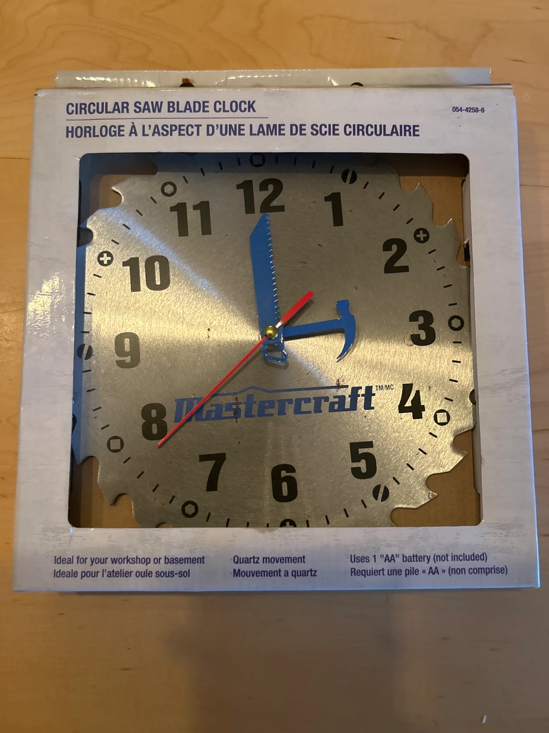 Mastercraft Circular Saw Blade Clock