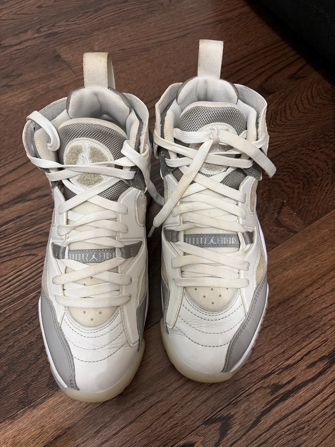 Jordan White & Grey Sneakers