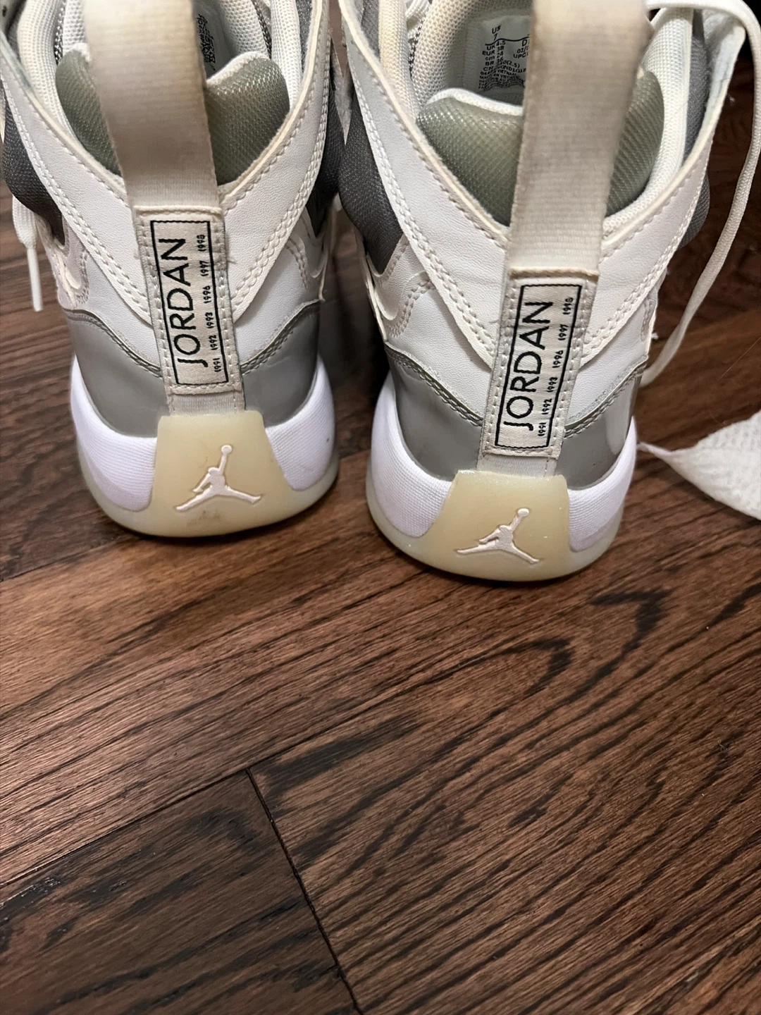 Jordan White & Grey Sneakers - photo 2