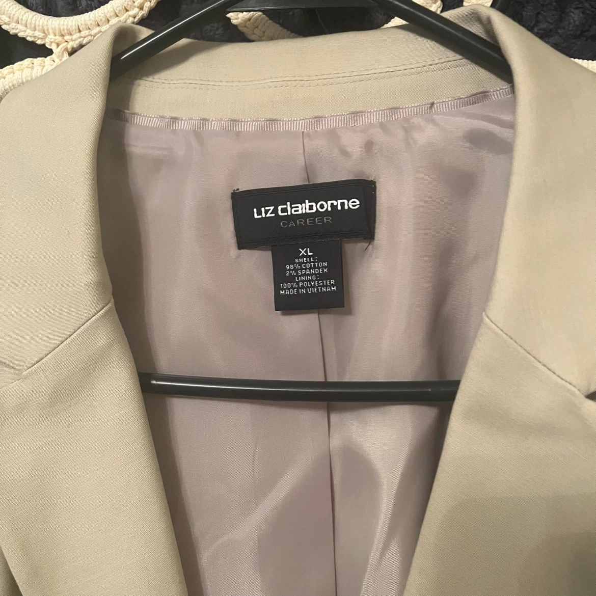 Liz Claiborne Career Blazer XL Beige - photo 4