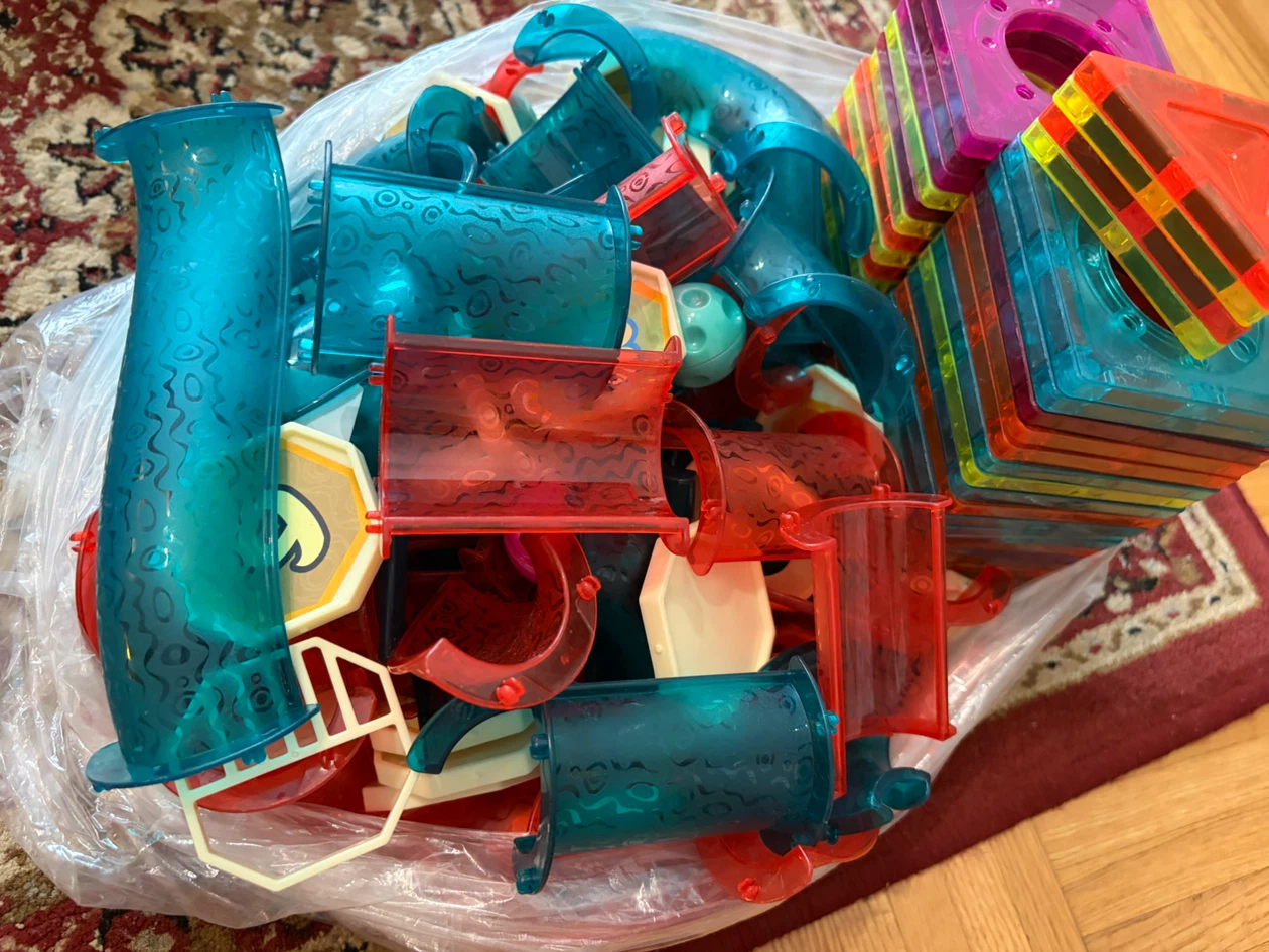 Magnetic Tiles and Marble Run Set - photo 2