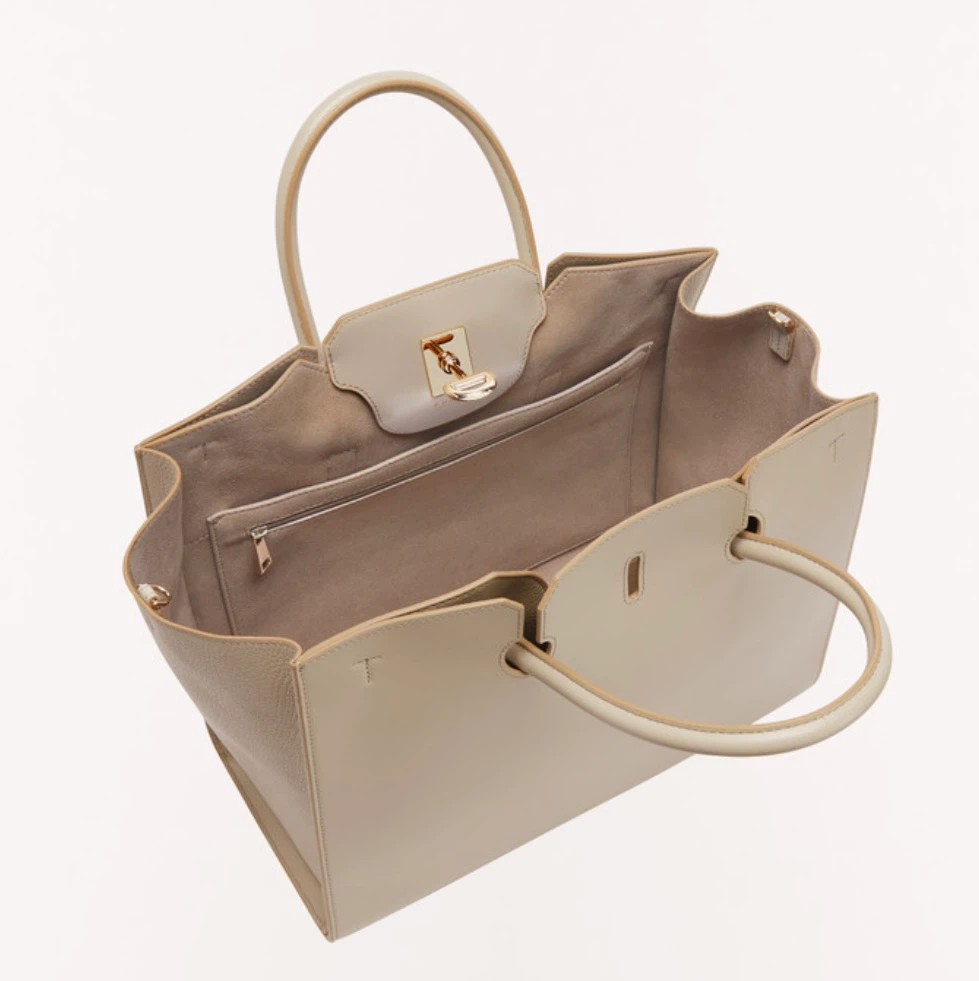 Furla Beige Leather Tote Bag - photo 3