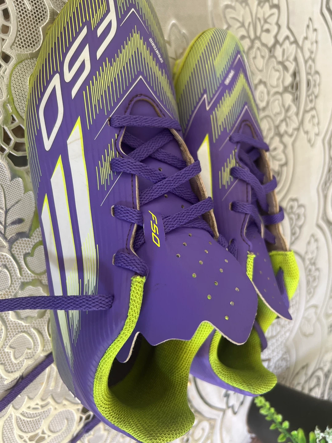 Adidas f50 clears with grip socks