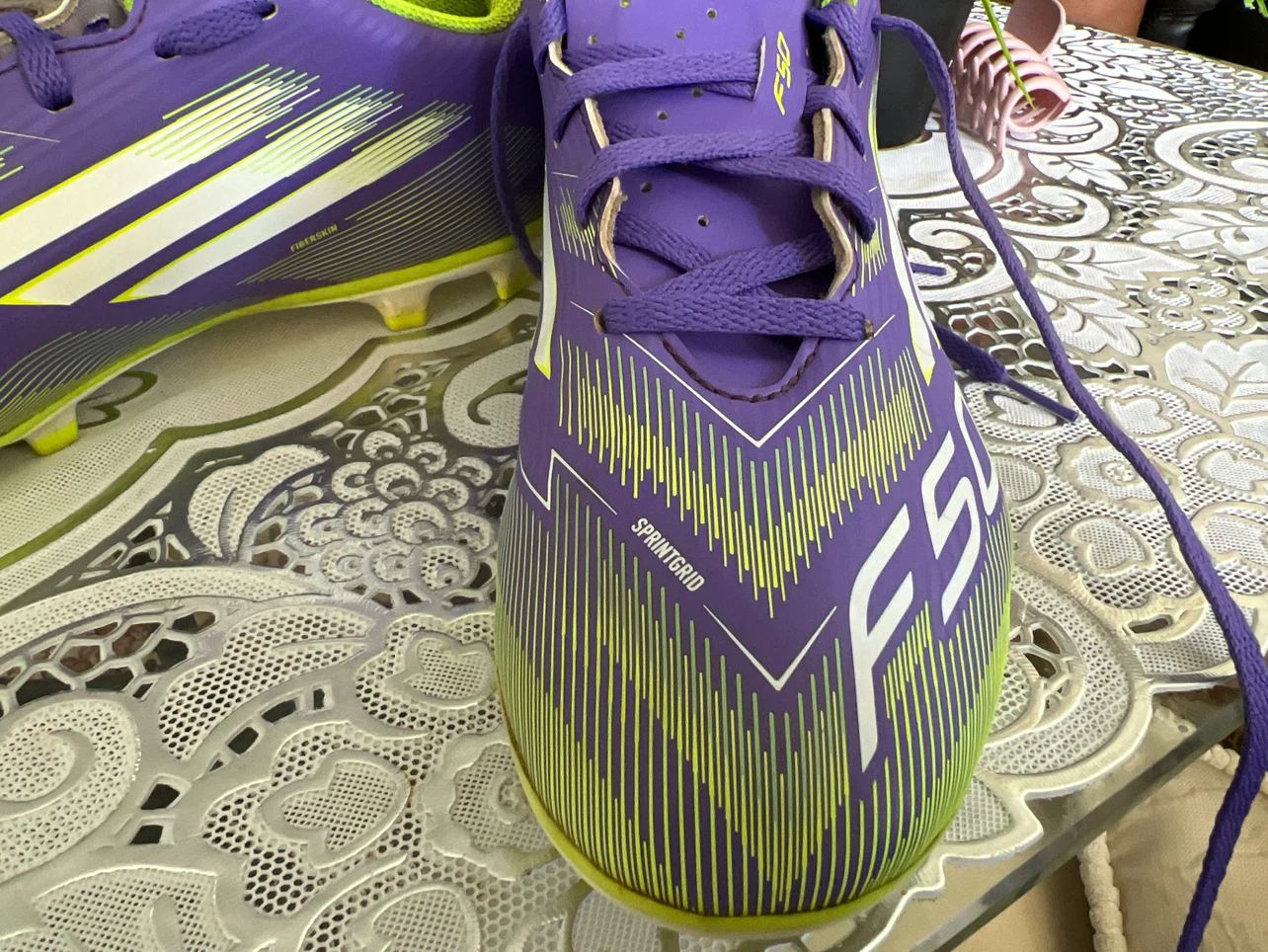 Adidas f50 clears with grip socks - photo 2