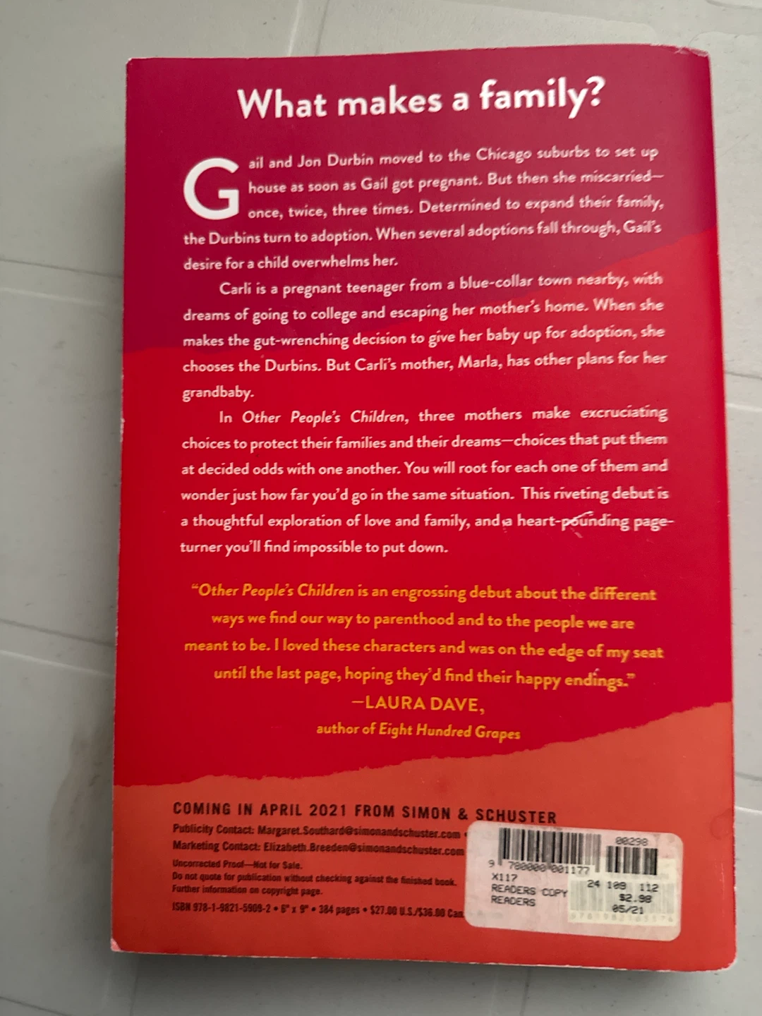 Other People's Children: A Novel by R.J. Hoffmann - photo 2