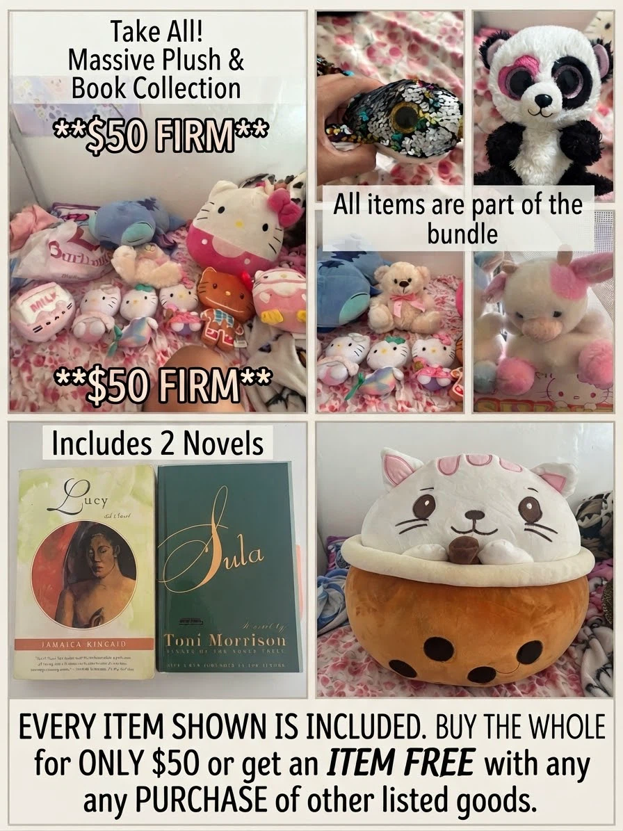 Massive Plush & Book Collection