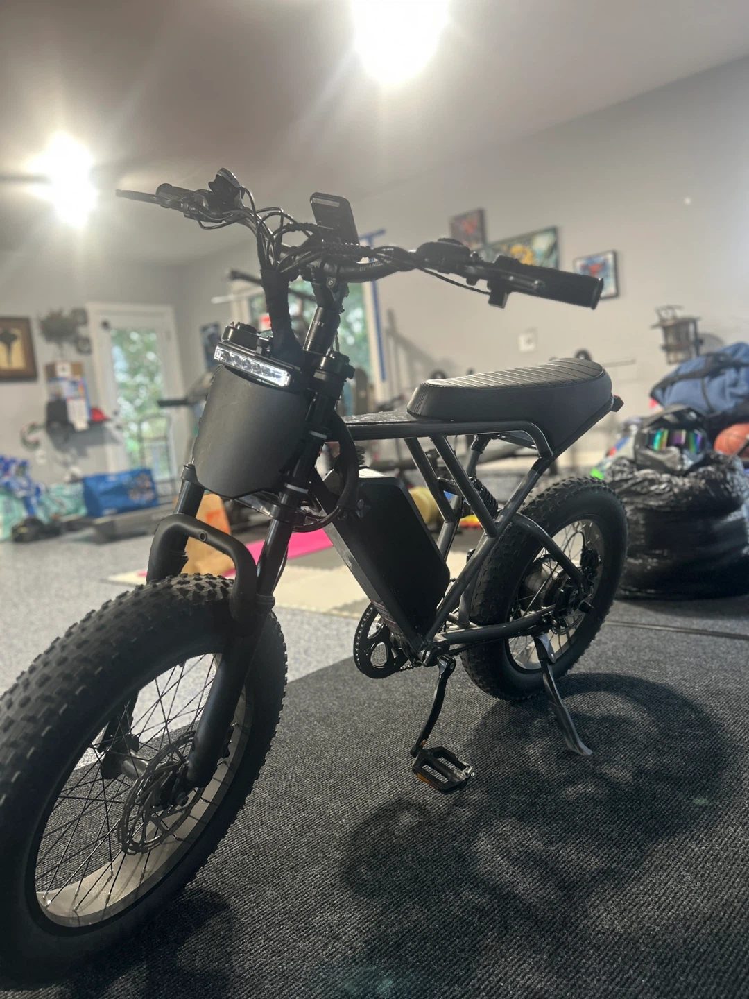 Black Electric Fat Tire Bike(Jasion retrovolt pro)