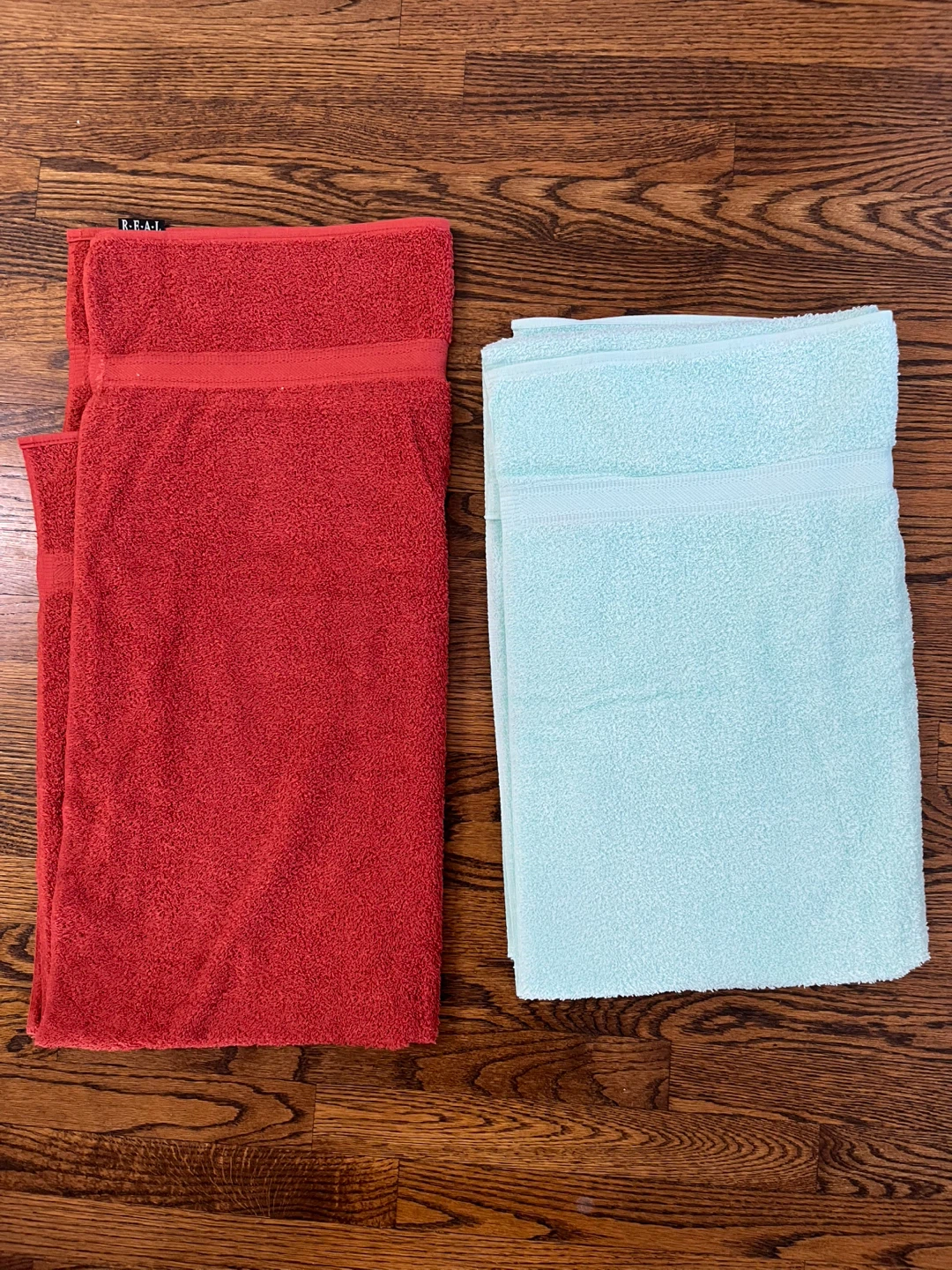 REAL. Two Bath Towels - Brand New #freecycle