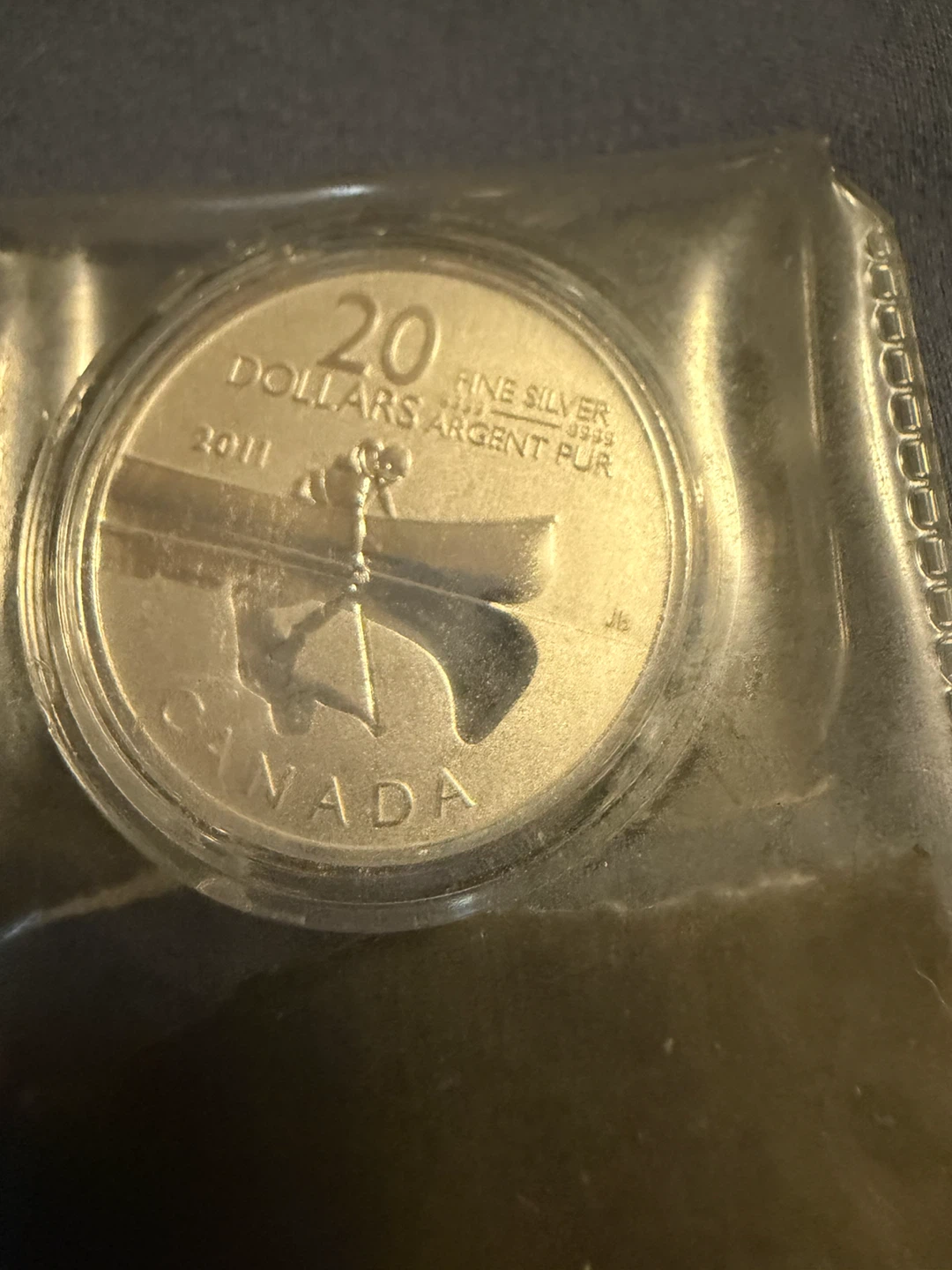 2011 Canada 20 Dollars Fine Silver Coin