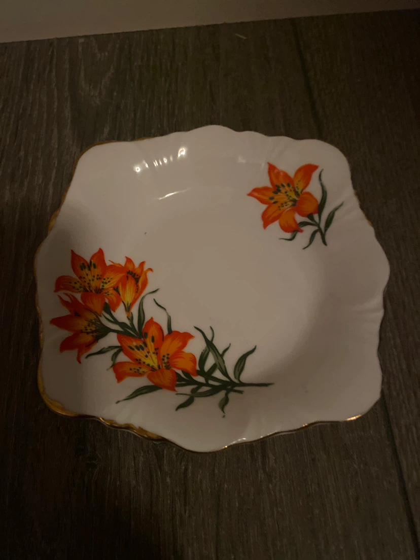 KS "Prairie Lily" Bone China Trinket Dish - photo 2