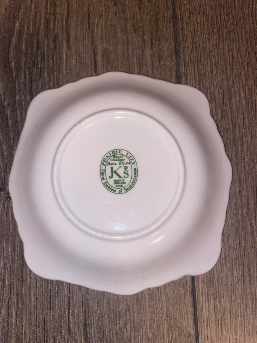 KS "Prairie Lily" Bone China Trinket Dish - photo 3