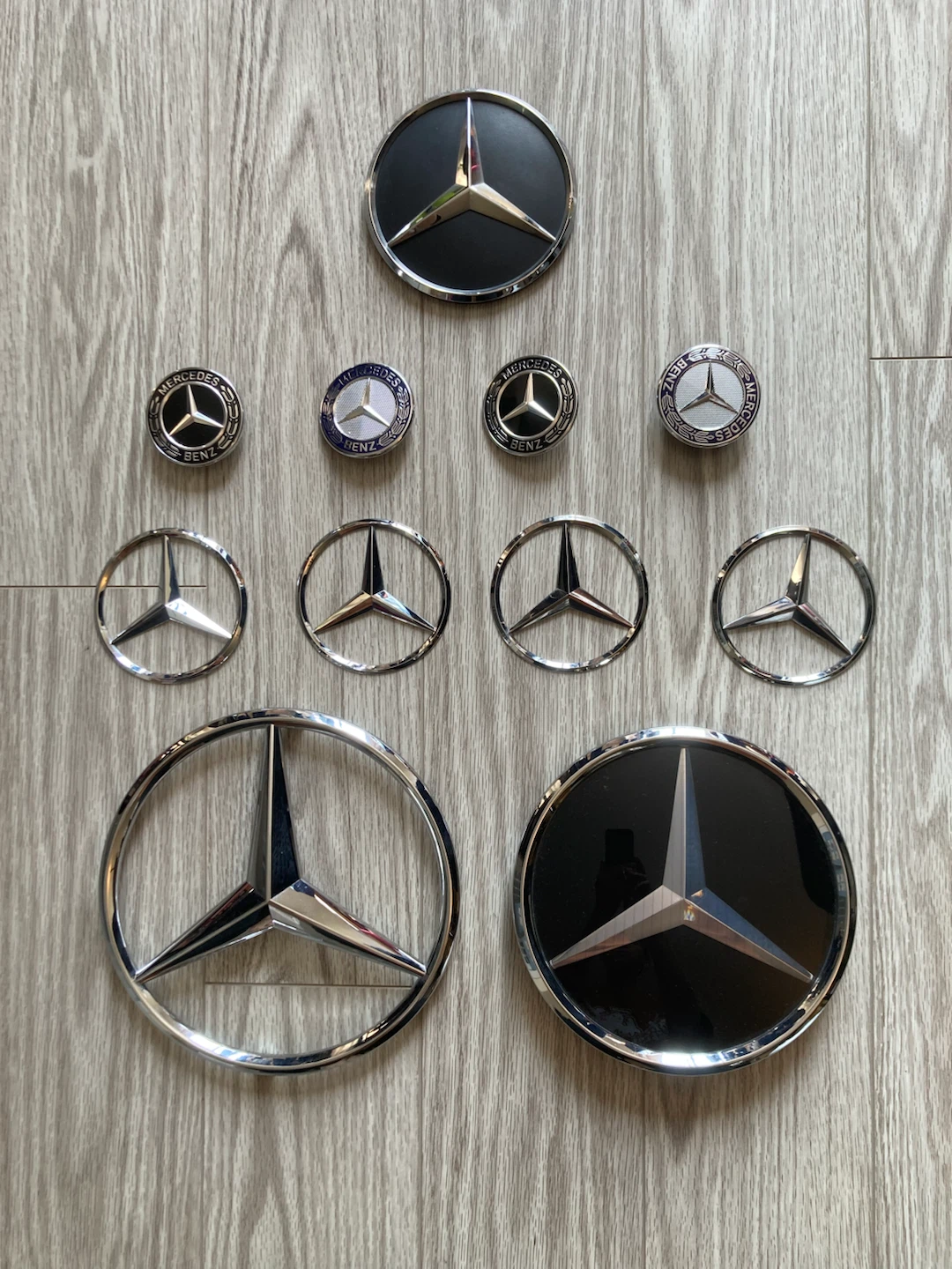 Mercedes-Benz Star Emblems Assortment
