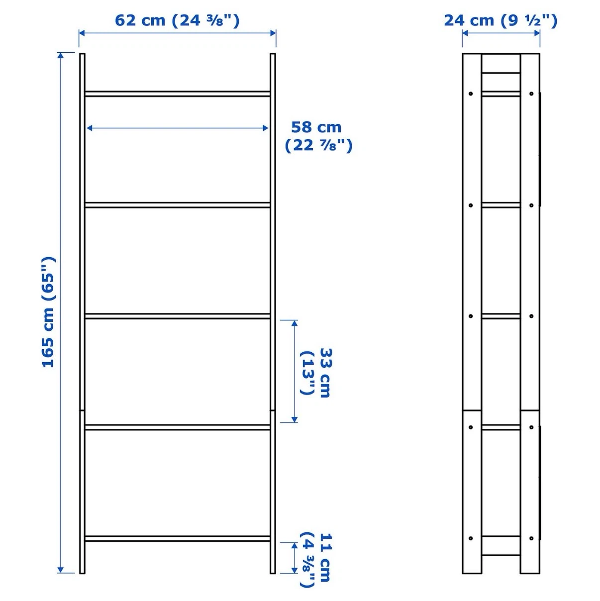 IKEA bookshelf in black - photo 3