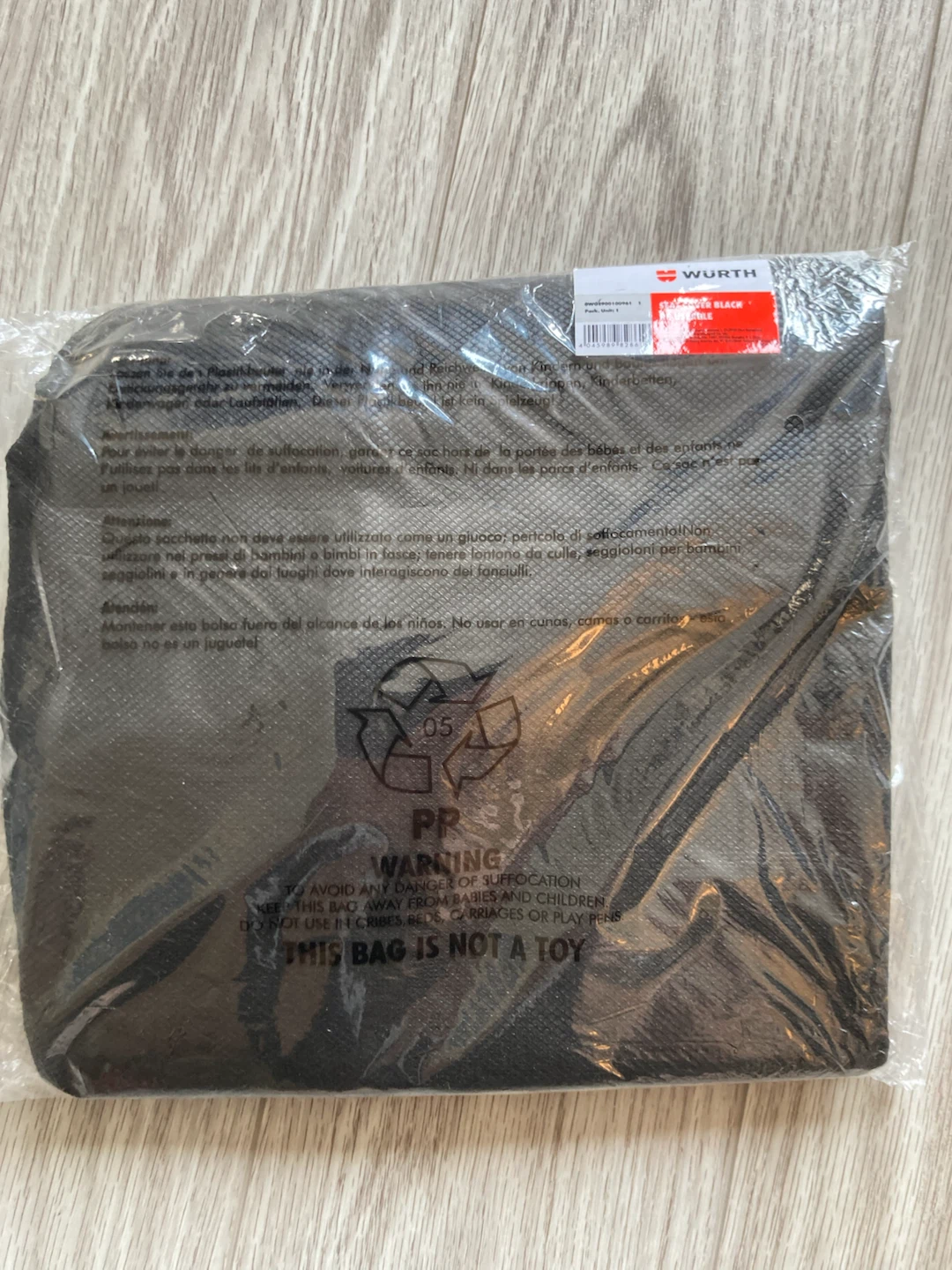 Würth Re-Useable Seat Cover - Black - photo 2