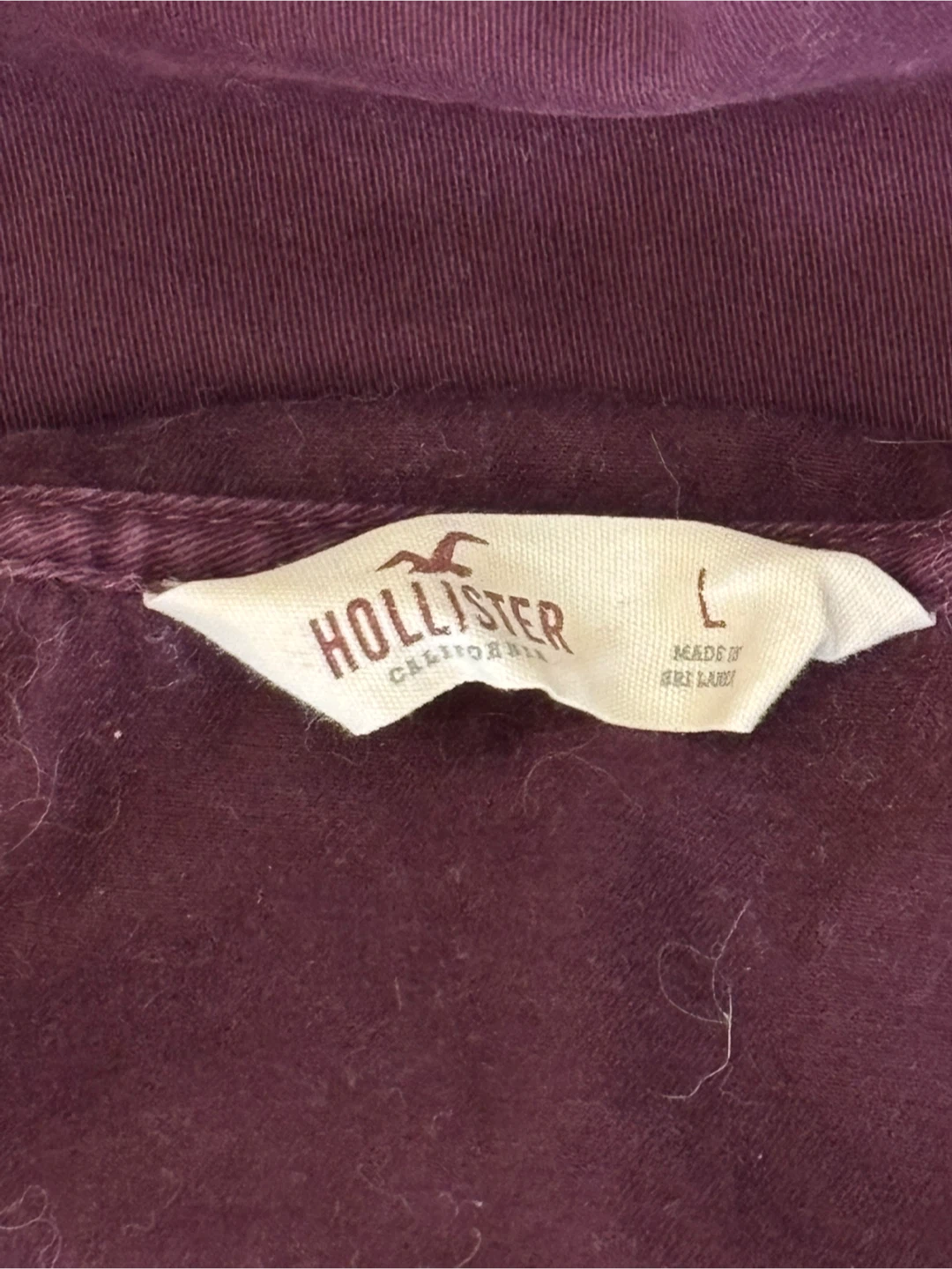 Hollister Burgundy Hooded Utility Jacket - photo 3