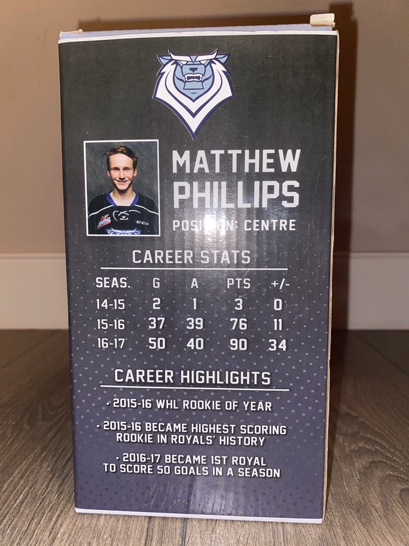 Matthew Phillips Limited Edition Bobblehead - Victoria Royals - photo 3