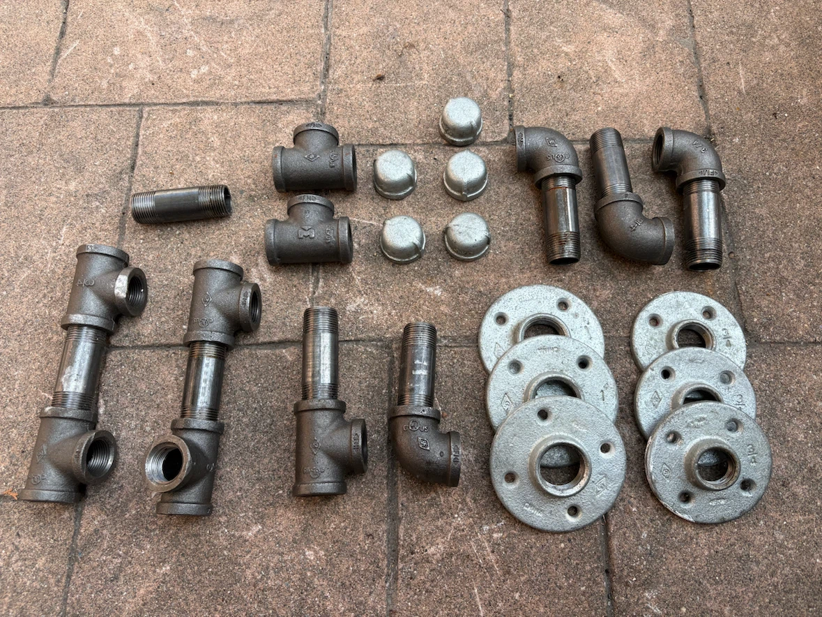 Assorted Pipe Fittings and Flanges